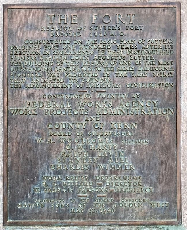 The Fort Marker image. Click for full size.
