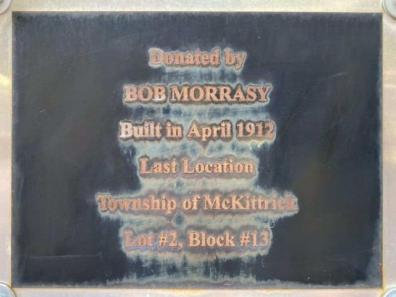 McKittrick Jail Marker. Click for full size. McKittrick Jail Marker image. Click for full size.