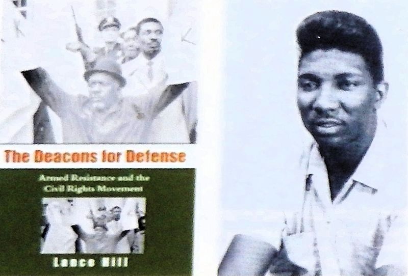 Marker detail: James Jackson, President of the Deacons for Defense and Justice image. Click for full size.