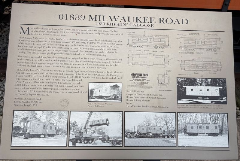 01839 Milwaukee Road Marker image. Click for full size.