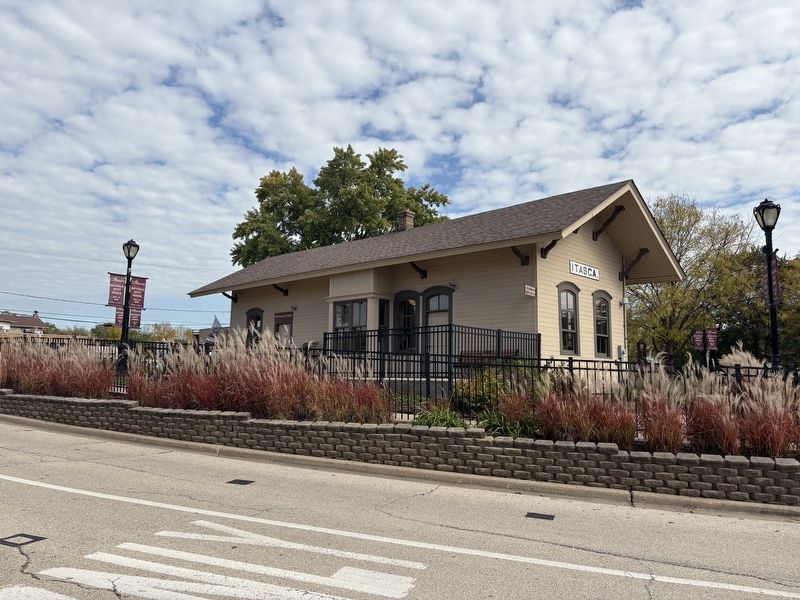The Itasca Depot. Click for full size. The Itasca Depot image. Click for full size.