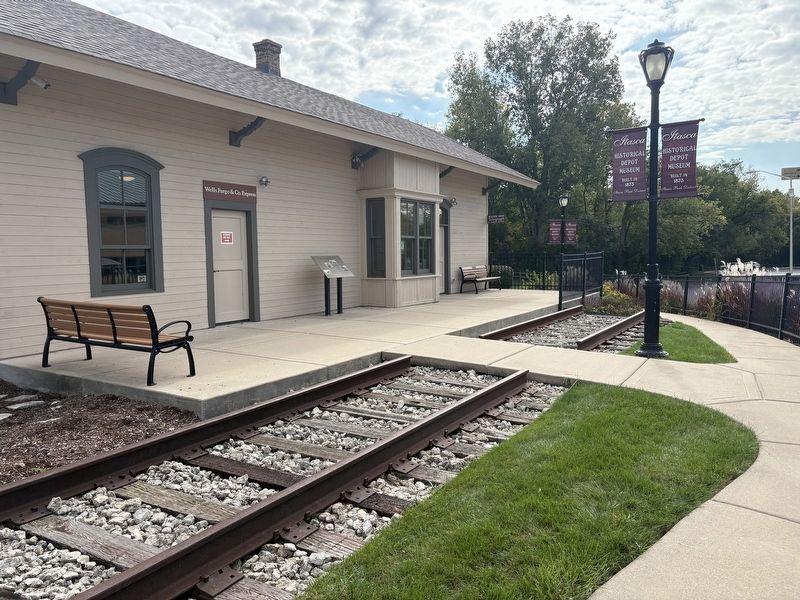 The Itasca Depot Marker. Click for full size. The Itasca Depot Marker image. Click for full size.