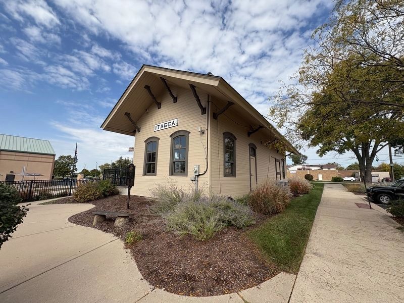 Itasca Depot. Click for full size. Itasca Depot image. Click for full size.