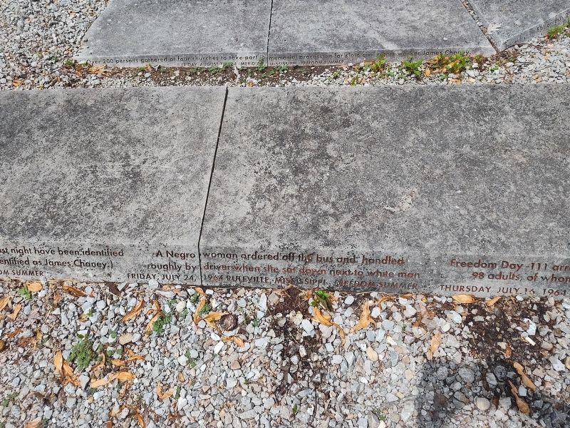 Freedom Summer '64 Memorial image. Click for full size.