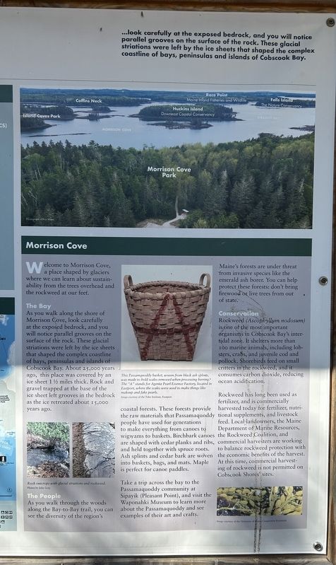 Morrison Cove Marker Close Up. Click for full size. Morrison Cove Marker Close Up image. Click for full size.