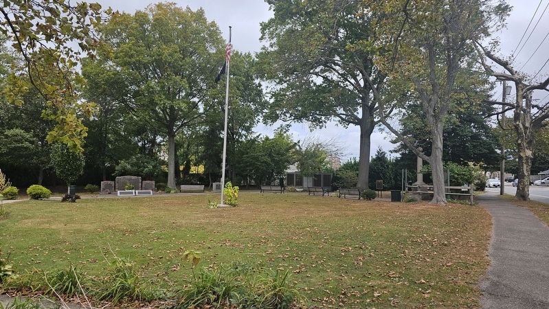 Baldwin Veterans Memorial Plaza image. Click for full size.