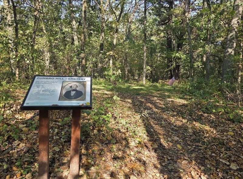Zumbro Hill Cemetery and Marker in Forestville/Mystery Cave State Park. Click for full size. Zumbro Hill Cemetery and Marker in Forestville/Mystery Cave State Park image. Click for full size.