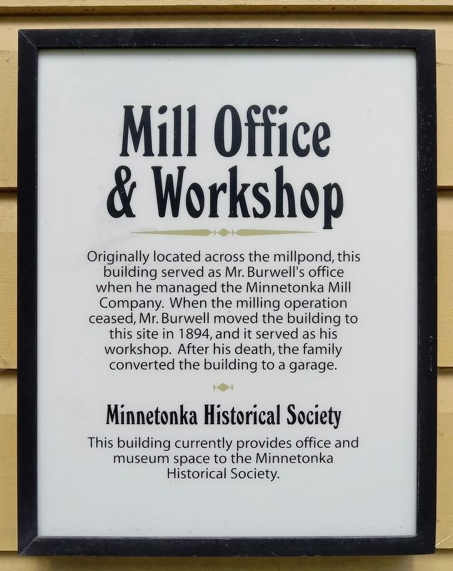 Mill Office & Workshop Marker. Click for full size. Mill Office & Workshop Marker image. Click for full size.