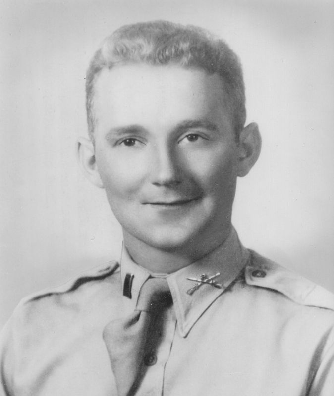 Lt. Bernard James Ray, C. M. H. image. Click for full size.