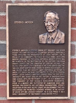 Steven D. Jackson Marker image. Click for full size.