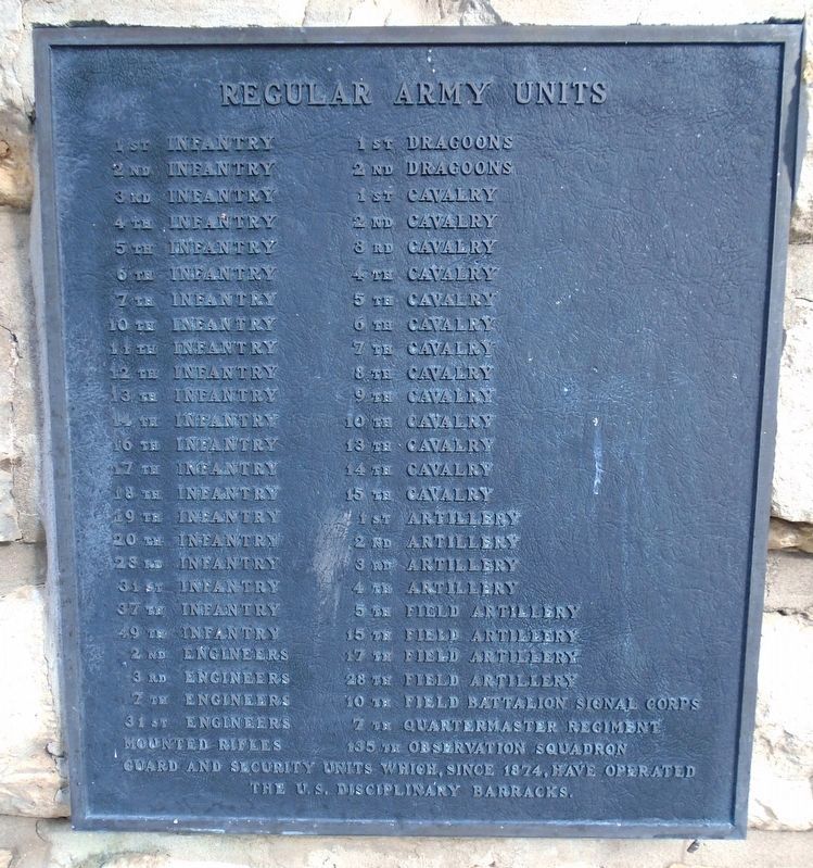 Grove of the Regiments Regular Units Marker image. Click for full size.