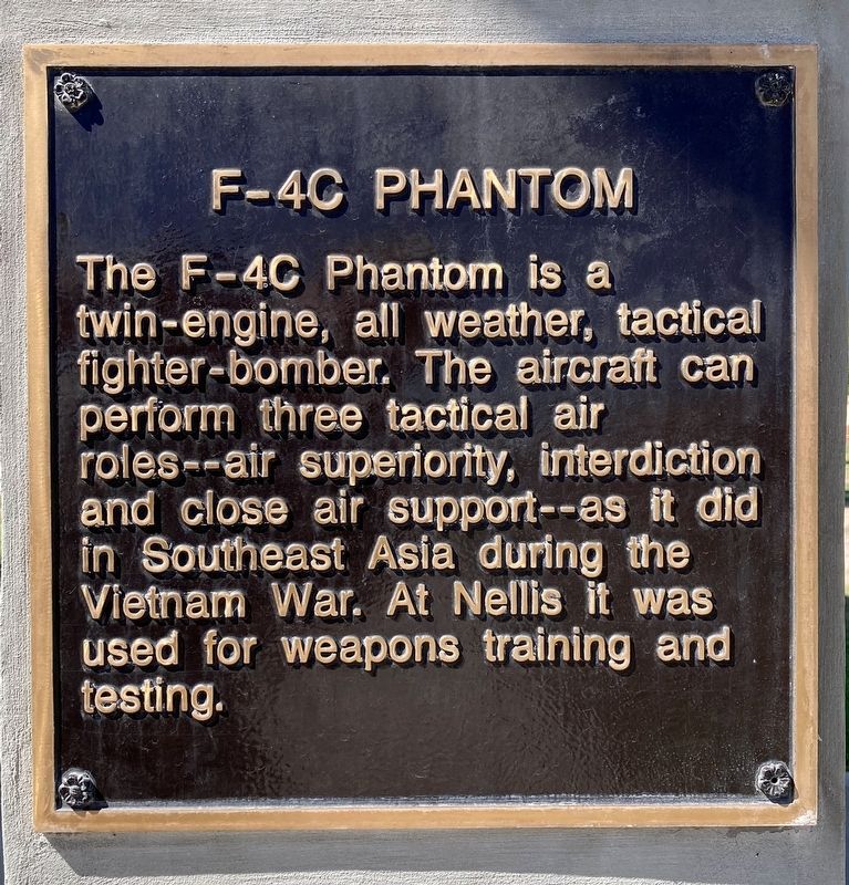 F-4C Phantom Marker. Click for full size. F-4C Phantom Marker image. Click for full size.