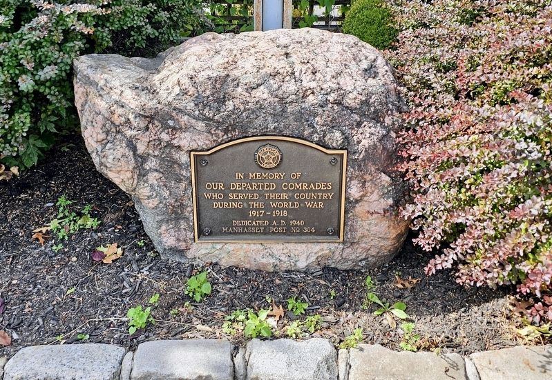 World War I Memorial Marker. Click for full size. World War I Memorial Marker image. Click for full size.