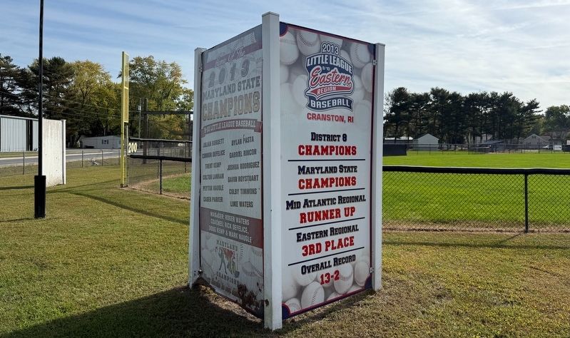Maryland Champions Marker. Click for full size. Maryland Champions Marker image. Click for full size.