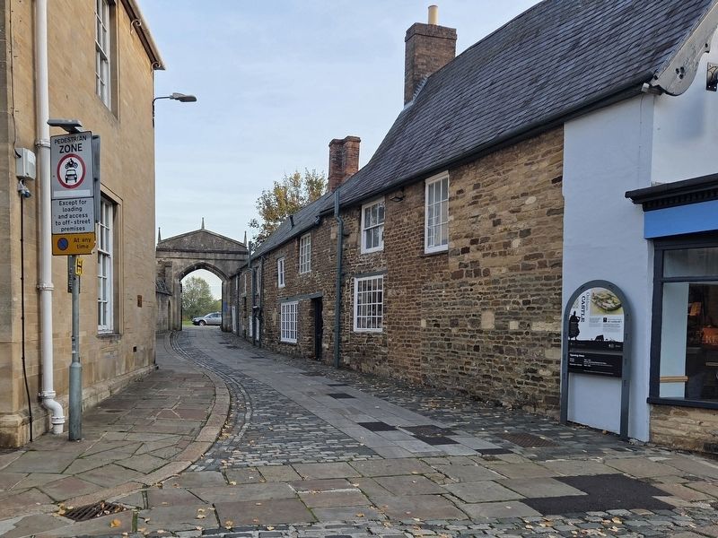 Oakham Castle Marker. Click for full size. Oakham Castle Marker image. Click for full size.