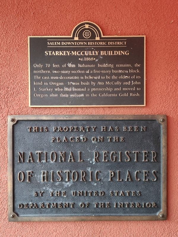 Starkey-McCully Building Marker. Click for full size. Starkey-McCully Building Marker image. Click for full size.