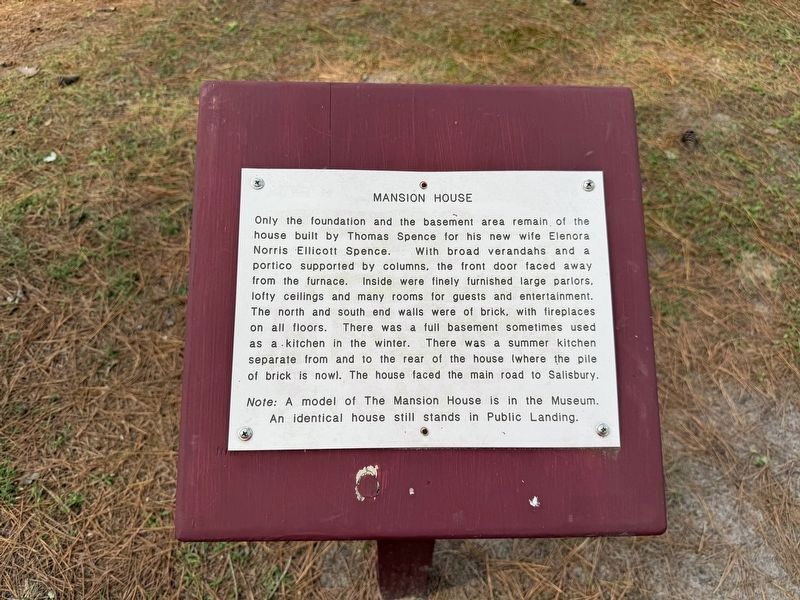 Mansion House Marker. Click for full size. Mansion House Marker image. Click for full size.