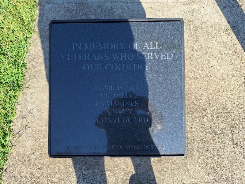 Veterans Memorial Marker image. Click for full size.
