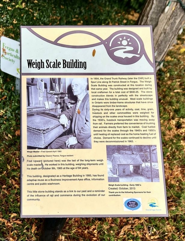 Weigh Scale Building Marker. Click for full size. Weigh Scale Building Marker image. Click for full size.