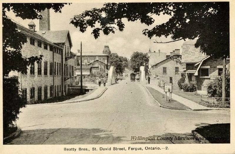 St. David Street, looking toward the bridge, ca 1930. Click for full size. St. David Street, looking toward the bridge, ca 1930 image. Click for full size.