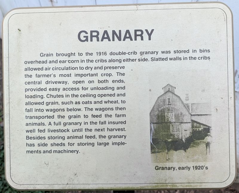 Granary Marker. Click for full size. Granary Marker image. Click for full size.