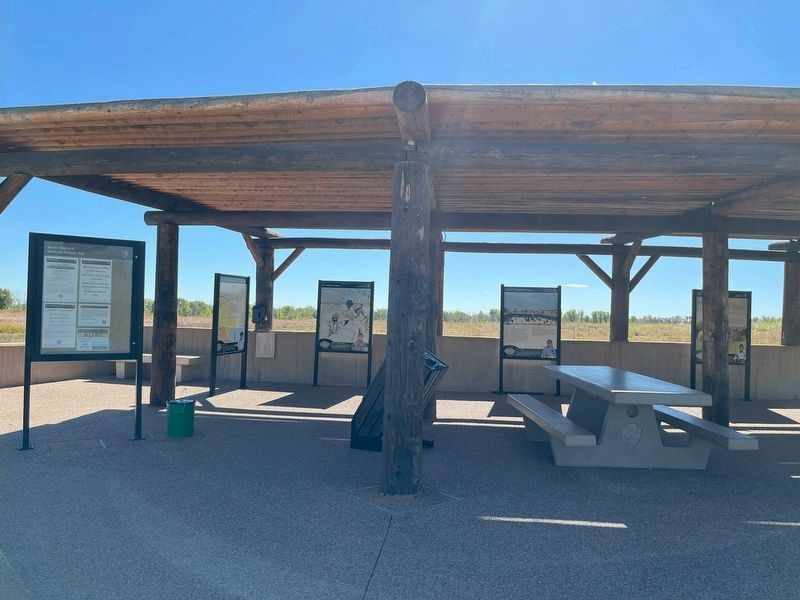 An Adobe Outpost Marker. Click for full size. An Adobe Outpost Marker image. Click for full size.