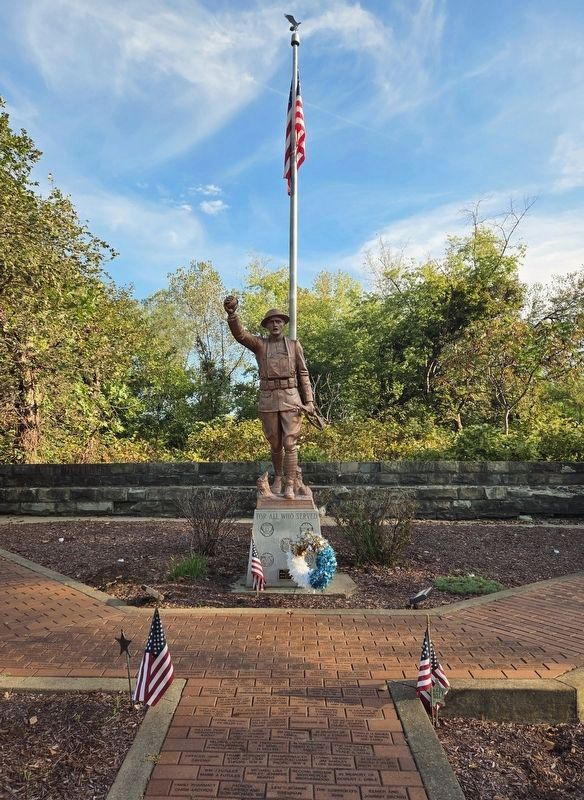 Spirit of the American Doughboy Memorial. Click for full size. Spirit of the American Doughboy Memorial image. Click for full size.