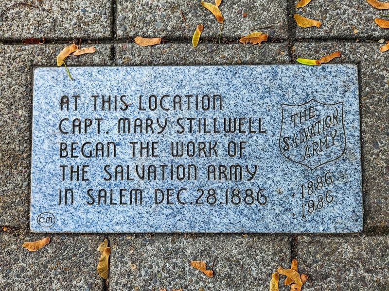 The Salvation Army Marker. Click for full size. The Salvation Army Marker image. Click for full size.
