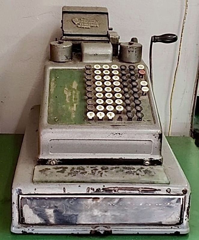 Original Cash Register. Click for full size. Original Cash Register image. Click for full size.