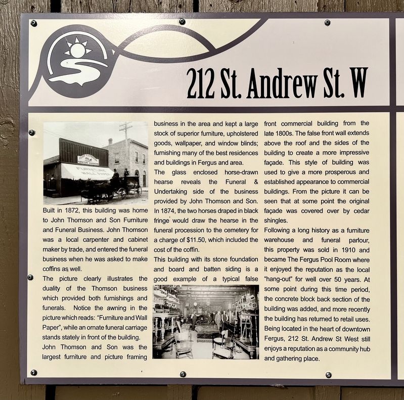 212 St. Andrew Street. W Marker. Click for full size. 212 St. Andrew Street. W Marker image. Click for full size.