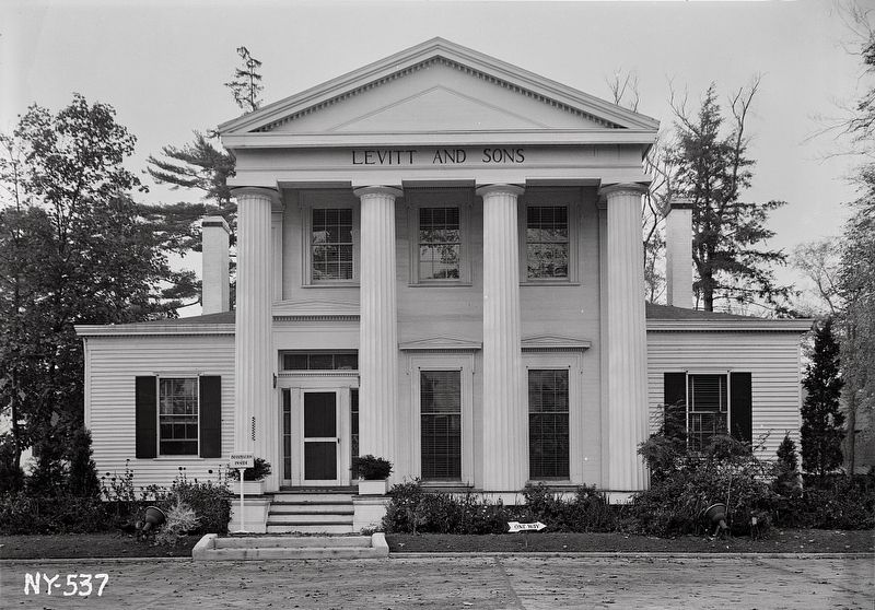 Judge Horatio Gates Onderdonk House. Click for full size. Judge Horatio Gates Onderdonk House image. Click for full size.