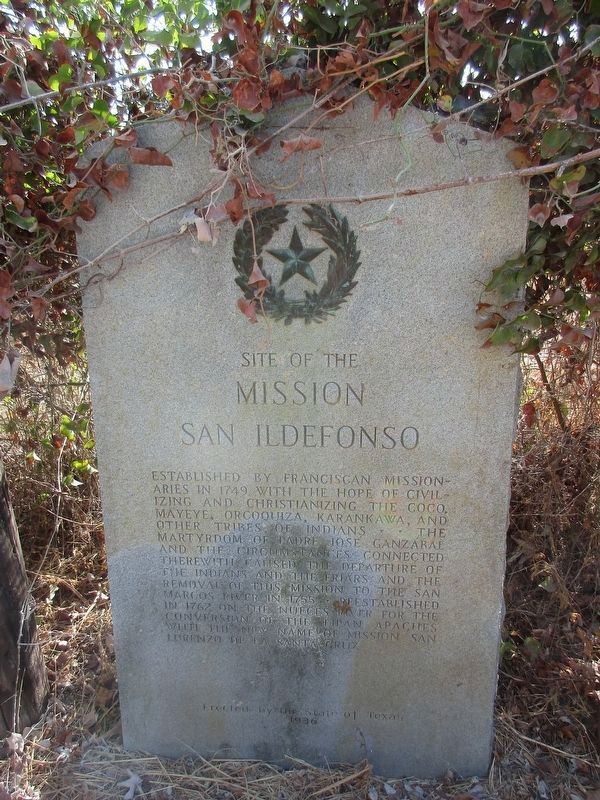 Site of the Mission San Ildefonso Marker image. Click for full size.