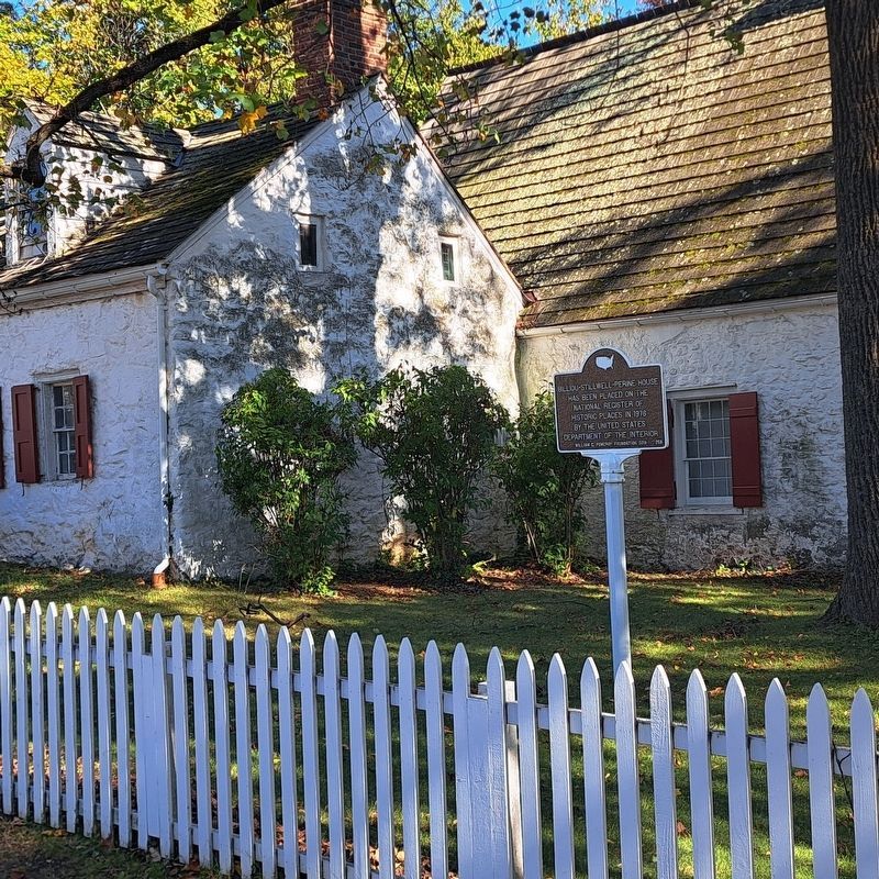 Billiou-Stillwell-Perine House Marker. Click for full size. Billiou-Stillwell-Perine House Marker image. Click for full size.