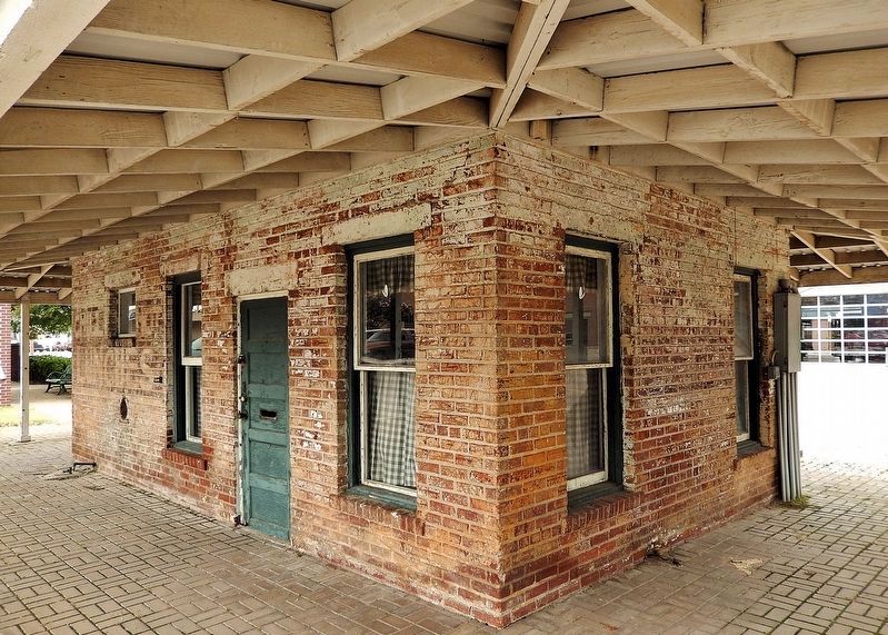 The Square Cafe Building (<i>window & door detail</i>) image. Click for full size.