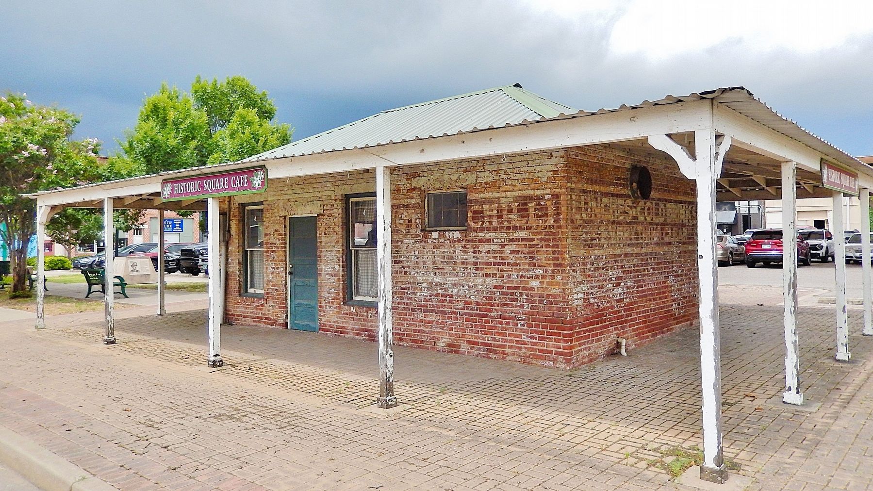 The Square Cafe Building (<i>northeast elevation</i>) image. Click for full size.