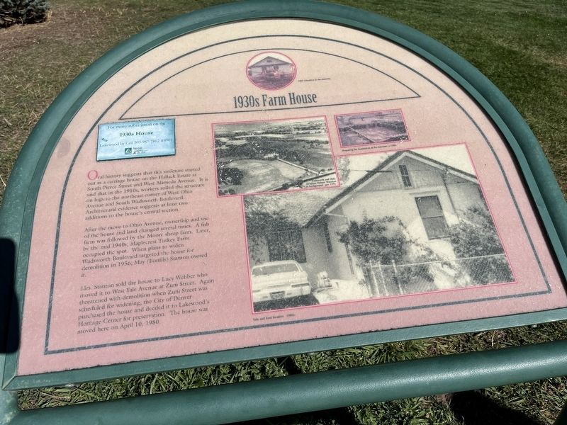 1930s Farm House Marker image. Click for full size.
