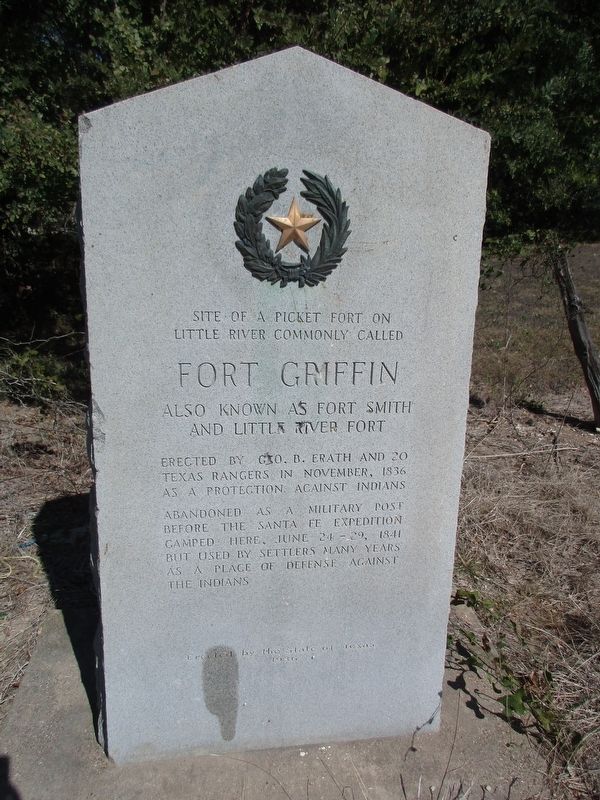 Fort Griffin Marker image. Click for full size.