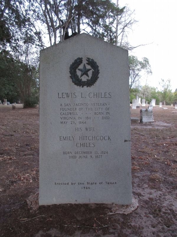 Lewis L. Chiles Marker image. Click for full size.