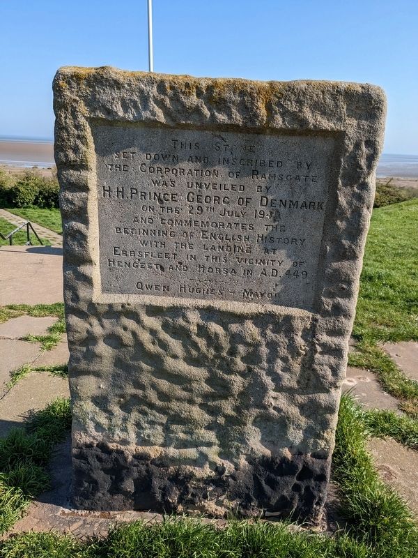 The Beginning of English History Marker image. Click for full size.