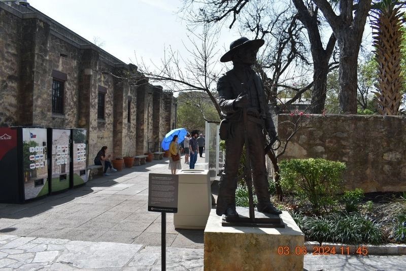 Juan Nepomuceno Segu�n Marker And Statue Together on the Battle's 188th Anniversary image. Click for full size.