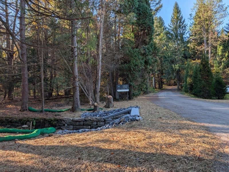 Site of Wolf Rocks Camp Marker image. Click for full size.