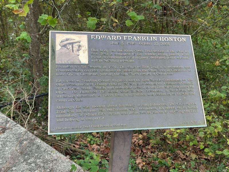 Edward Franklin Honton Marker image. Click for full size.