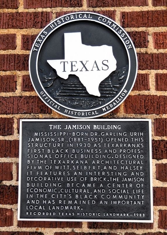 The Jamison Building Marker image. Click for full size.