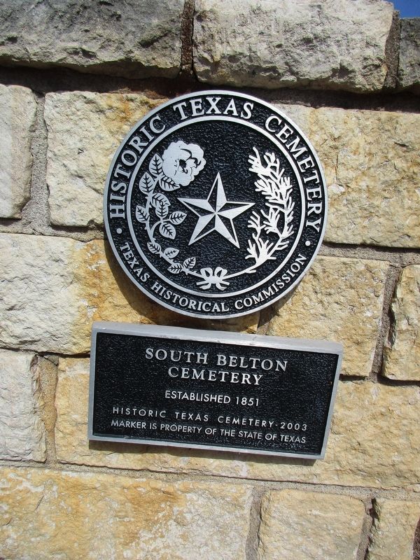 South Belton Cemetery Marker image. Click for full size.