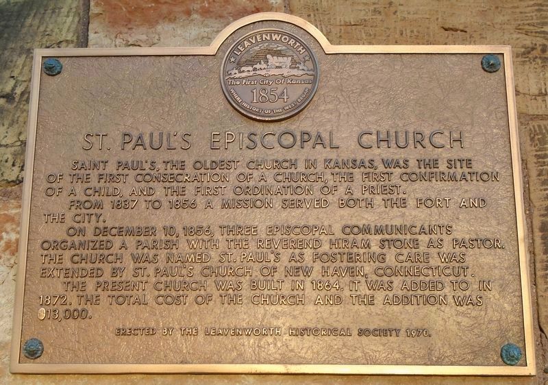 St. Paul's Episcopal Church Marker image. Click for full size.