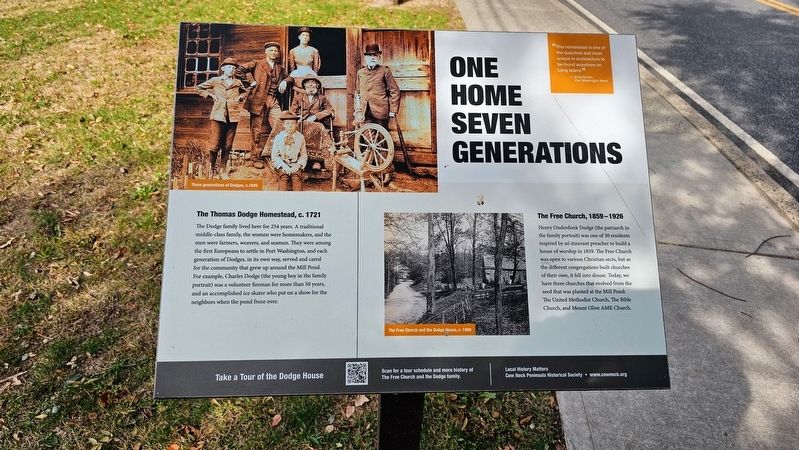 One Home, Seven Generations Marker image. Click for full size.