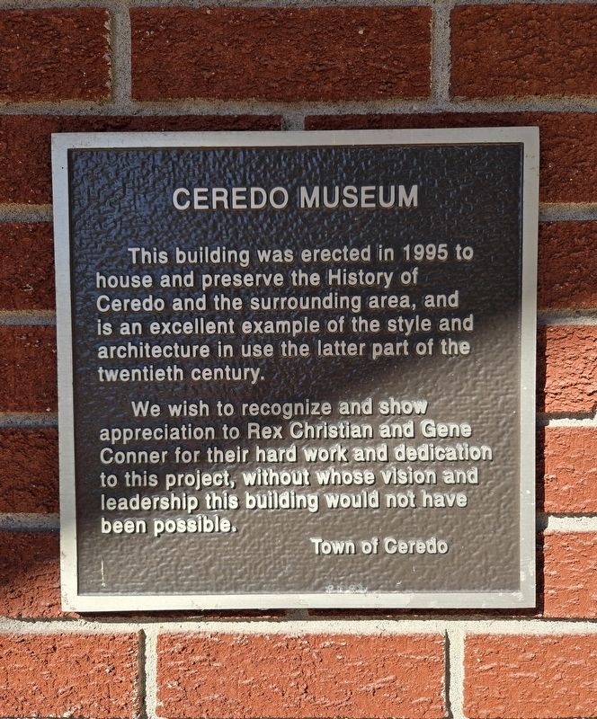 Ceredo Museum Marker image. Click for full size.