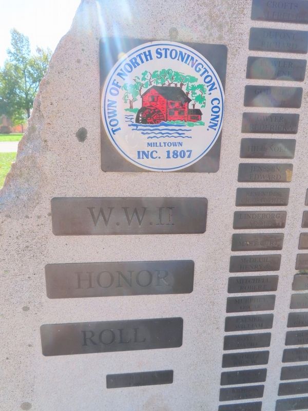 North Stonington World War I Honor Roll image. Click for full size.