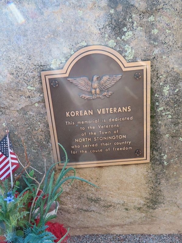 North Stonington Korean Veterans Memorial image. Click for full size.