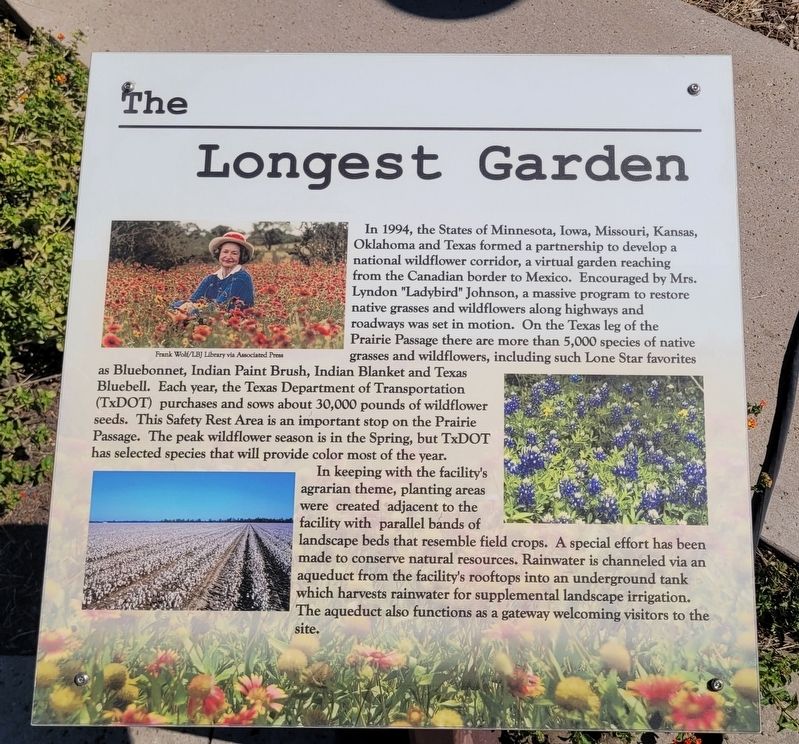 The Longest Garden Marker image. Click for full size.